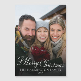 Familjefoto Elegant Skript God Jul 2026