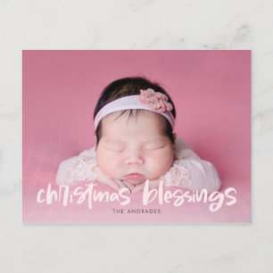Familjefoto - enkelt Modern Cute Children Helg Vykort