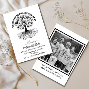 Familjefoto Familjesammankomst Familjeträd Inbjuda Inbjudningar