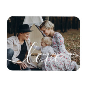 Familjefoto för Anpassningsbarna Kärlek med eget n Magnet