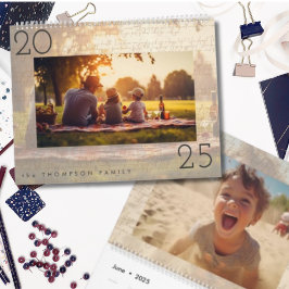 Familjefoto för fullt av minnen kalender