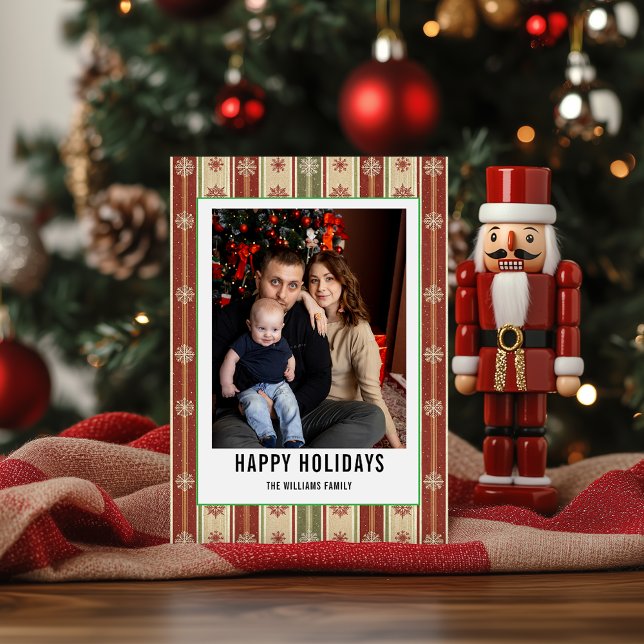 Familjefoto för julfamiljen Rand - God jul Julkort (Skapare uppladdad)