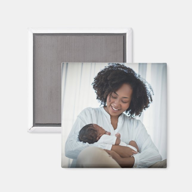 Familjefoto för mamma i Mor Magnet (Front/Back)