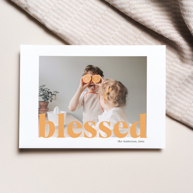 Familjefoto | Happy thanksgiving bläddrat vykort (Skapare uppladdad)