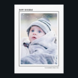 Familjefoto i Black & Guld Snowflake Lycklig Hanuk Julkort<br><div class="desc">Snyggt och söta fotokort är perfekt för alla dina vänner och din familj den här julhelgen. Anpassa texten "lycklig Hanukkah" med din egen hälsning och byt ut familjen namn och året och byt ut ut bild mot ett foto av dina barn, husdjur eller hela familjen. Utformningen har en svart gräns...</div>
