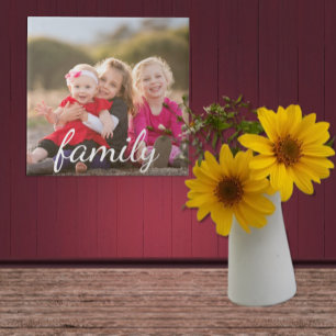 Familjefoto Kakelplatta
