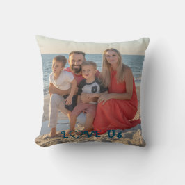Familjefoto "KÄRLEK US" PERSONALIZE Kudde