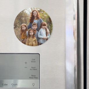 Familjefoto-mall för ditt kylskåp magnet