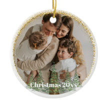 Familjefoto - minimal Guld Glitter-Anpassningsbar