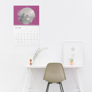 Familjefoto Minnen i Penseldragscirklar Kalender