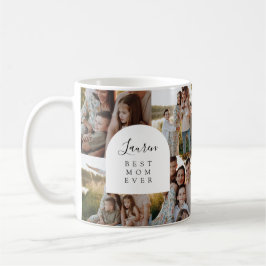 Familjefoto Mugg Modern Bästa Mamma någonsin Mugg