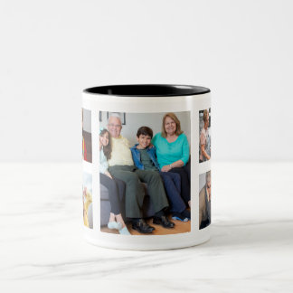 Familjefoto Mugg - Personlig Kollage Kaffe Kopp