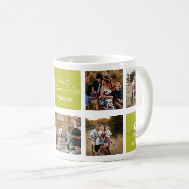 Familjefoto och familjekoffertkaffe Mugg (Framsida höger)