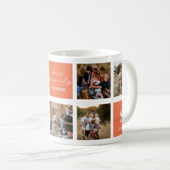 Familjefoto och familjekoffertkaffe Mugg (Framsida höger)