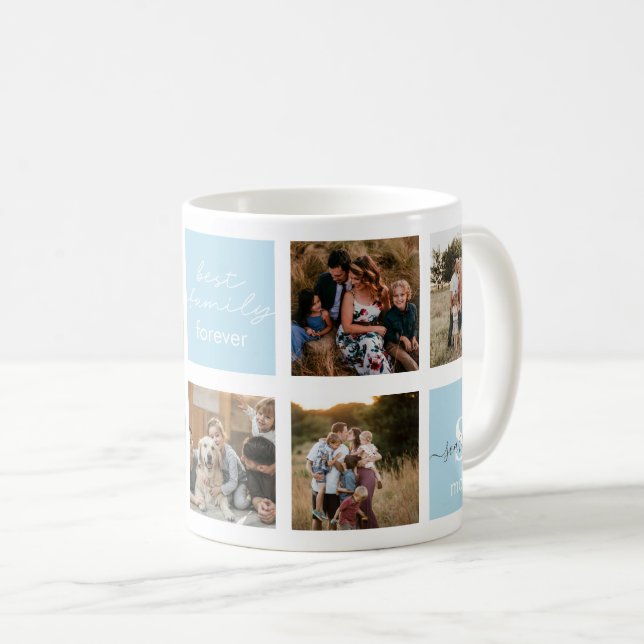 Familjefoto och familjekoffertkaffe Mugg (Framsida höger)