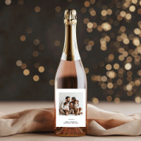 Familjefoto och merry och Bright Minimalistic