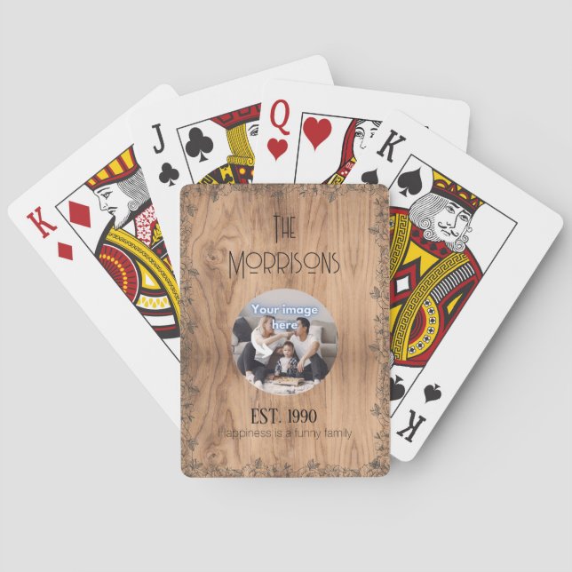 Familjefoto och Namn | Din fantastiska offert | Ru Casinokort (Baksidan)
