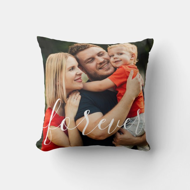 Familjefoto och namn manus för evigt kudde (Framsida)