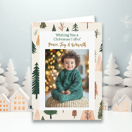 Familjefoto | Personlig Julgran Kort