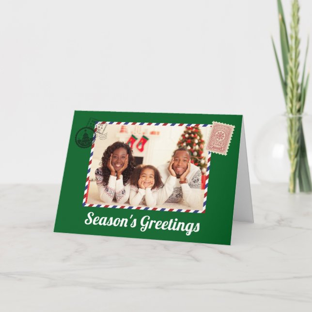 Familjefoto Postage-jul Helgkort (Framsida)