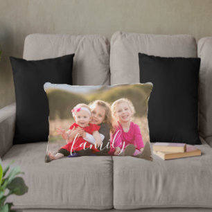 Familjefoto Prydnadskudde