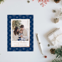 Familjefoto Rose Guld Folie Jul