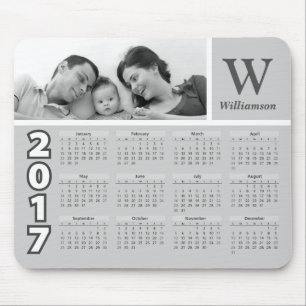 Familjefoto Svart och Vitt 2017 Kalender Musmatta