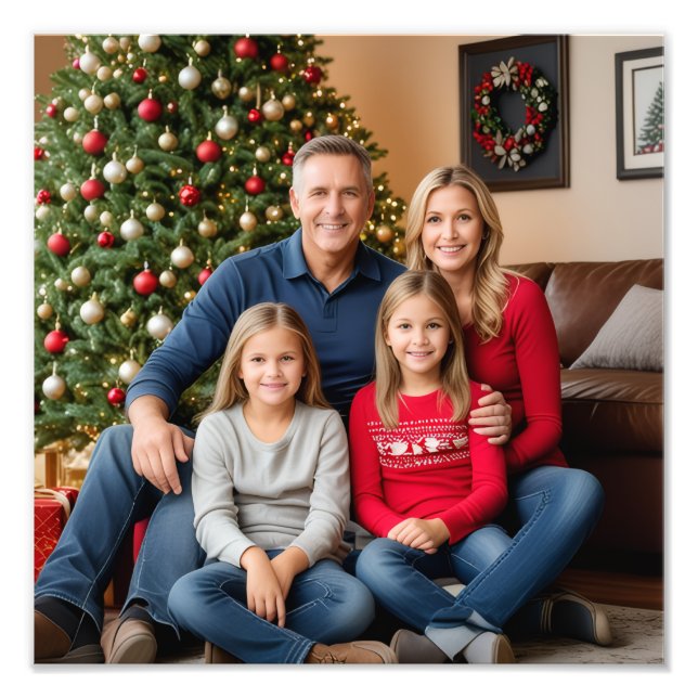 Familjefotoanpassning - Poster (Framsidan)