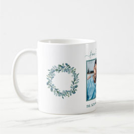 Familjefotoeukalyptus greenery white namn kaffemugg