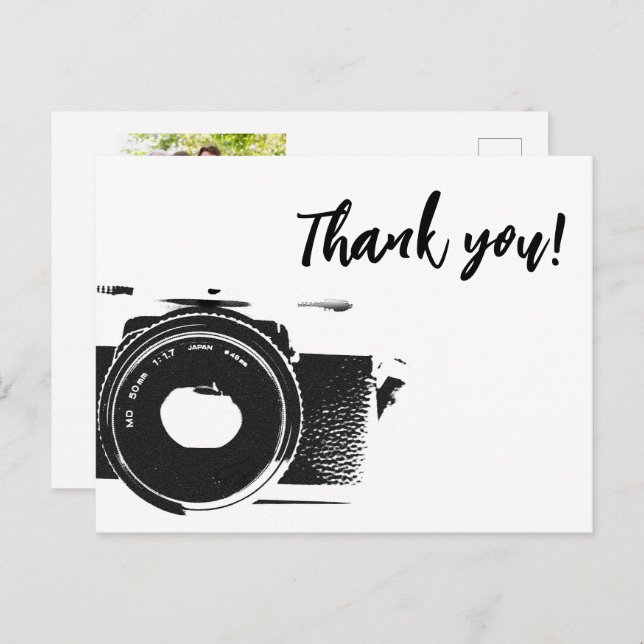 Familjefotograf Inget logotyp Foto vykort (Fram/baksida)