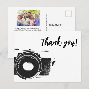 Familjefotograf Inget logotyp Foto vykort