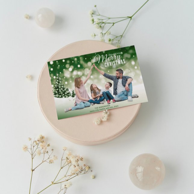 Familjefotojulets unika julkort (Skapare uppladdad)