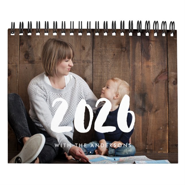 Familjefotokalender 2026 kalender (Omslag)