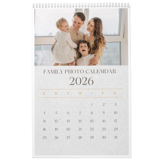Familjefotokalender 2026 kalender (Omslag)