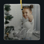 Familjefotokeepsakens keramiska prydnadsföremål julgransprydnad keramik<br><div class="desc">Dessa helgdag är perfekter för en helgdag i personligen.</div>