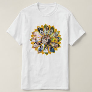 Familjefotokollage Solros 13 Bilder Easy T Shirt