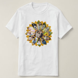 Familjefotokollage Solros 13 Bilder Easy T Shirt