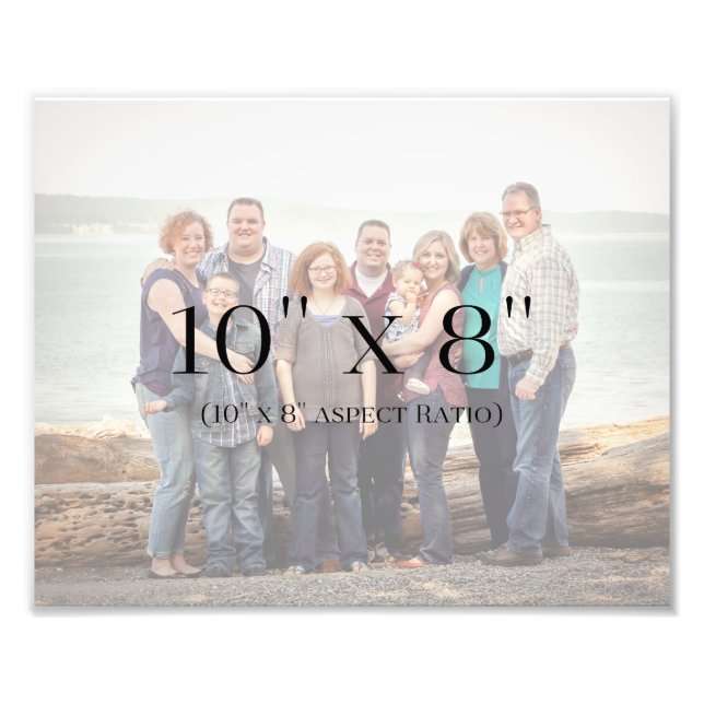 Familjefoton 10x8-MALL Fototryck (Framsidan)