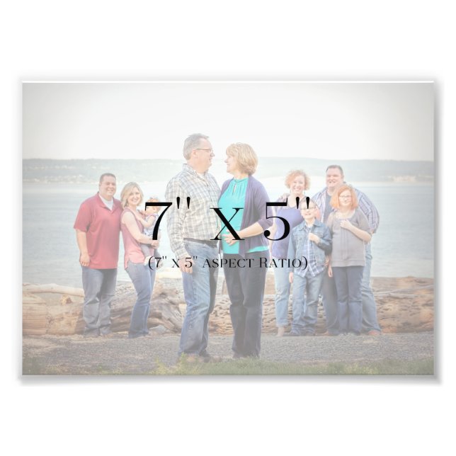 Familjefoton 7x5-MALL Fototryck (Framsidan)