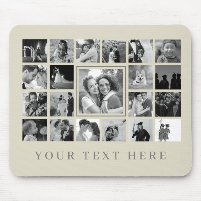 Familjefoton Mousepad Musmatta (Framsidan)