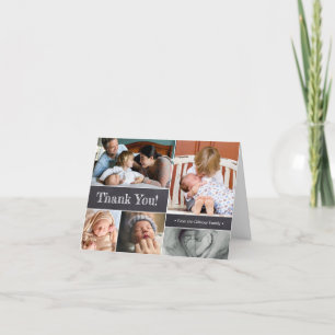 Familjefoton Nyfödd bebis Birth-meddelande Meddelande