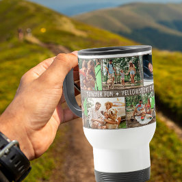 Familjefotosamling - Lägg till 9 foton och Anpassn Resemugg