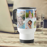 Familjefotosamling med 6 foton och Anpassningsbar Resemugg<br><div class="desc">Anpassa den här praktiska resemuggen med dina favoritfoton från familjeåterförening eller semester. Mallen är inställd på redo så att du kan lägga till upp till 6 foton, som visas som 2x lodrät porträtt och 4x2 / instagram format. Du kan också redigera (eller ta bort) provtexten med en egen anpassningsbar som...</div>