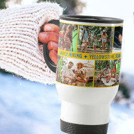 Familjefotosamling med 9 foton och Anpassningsbar Resemugg