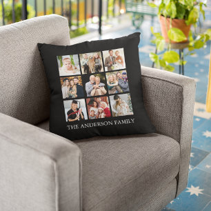 Familjefotosamling - Välj Färg Kudde