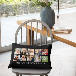 Familjefotosamling - Välj Färg Lumbarkudde