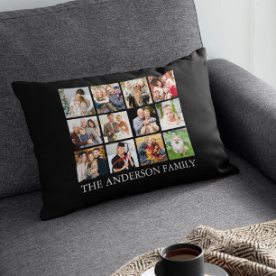 Familjefotosamling - Välj Färg Prydnadskudde