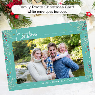 Familjefotot Helgdag - julkort