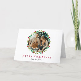 Familjefottjuligt jullappat Helgdag Helgkort