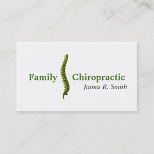 Familjefraktisk Chiropractor Clinic Health Visitkort